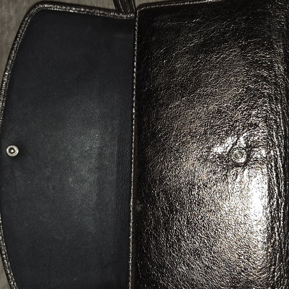 Coach Vintage Long Trifold Metallic Wallet/Silver Copper-ish Color - Picture 6 of 13